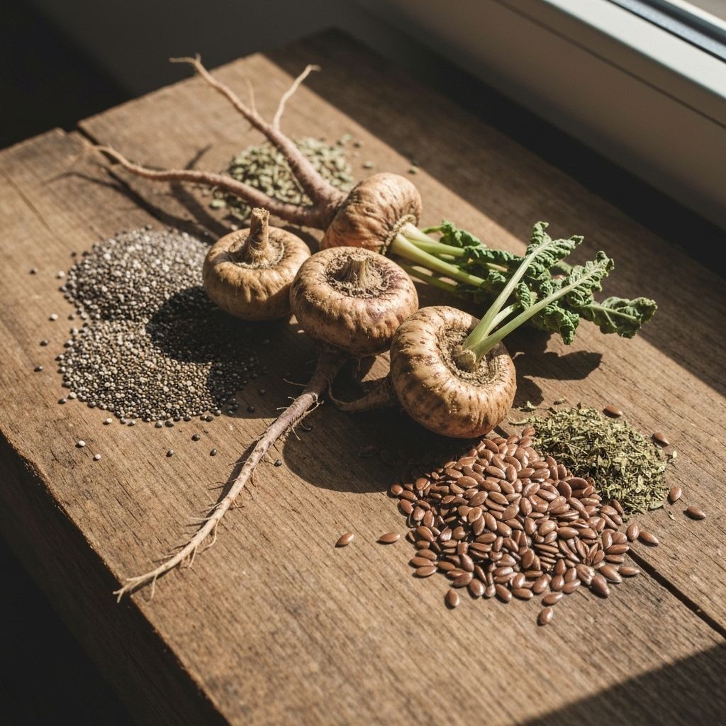 Maca y ingredientes naturales